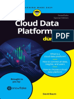 Cloud Data Platform for Dummies Snowflake Special Edition 1