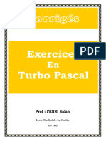 Corrige Exercices Pascal Fenni 2018p