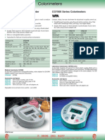 CO7000 Medical Colorimeter CO7500 Series Colorimeters: WPA Biochrom