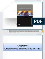 Chapter 7 Organizing Business Activities