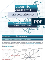 01 - Sistema Diedrico. Punto-Recta-Plano