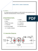 Load Characteristics of D.C Series Generator.: 1-Object