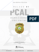 1ª Simulado Completo - PCAL 2021 (Pós-Edital) - Projeto Caveira