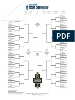 2021 NCAA Division I Women's Soccer Tournament Bracket