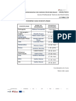 Cronograma 11ºTM D São