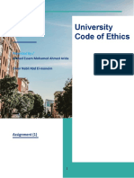 University Code of Ethics