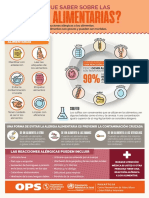 Food Allergens Infographic A4 PRINT Spanish