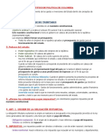Artículo 95 de la Constitución Política de Colombia y principios del derecho tributario