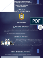 UNIDAD II - DISEÑO DE PROCESOS