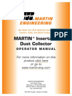 Martin Insertable Dust Collector: Operator Manual