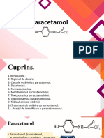 Farmacotoxicologie A Paracetamol