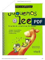 Juguemos A Leer Manual de Ejercicios