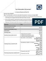 NW Fee Information Document