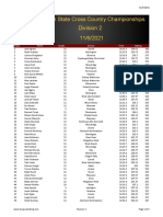 Division 2 OHSAA State Cross Country Championships: Place Name Grade School Time Rating