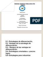 ESTRATEGIA EMPRESARIAL TAREA V