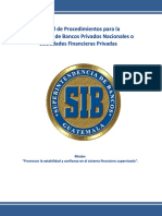 01. Constitución de Bancos Privados Nacionales o Sociedades Financieras Privadas