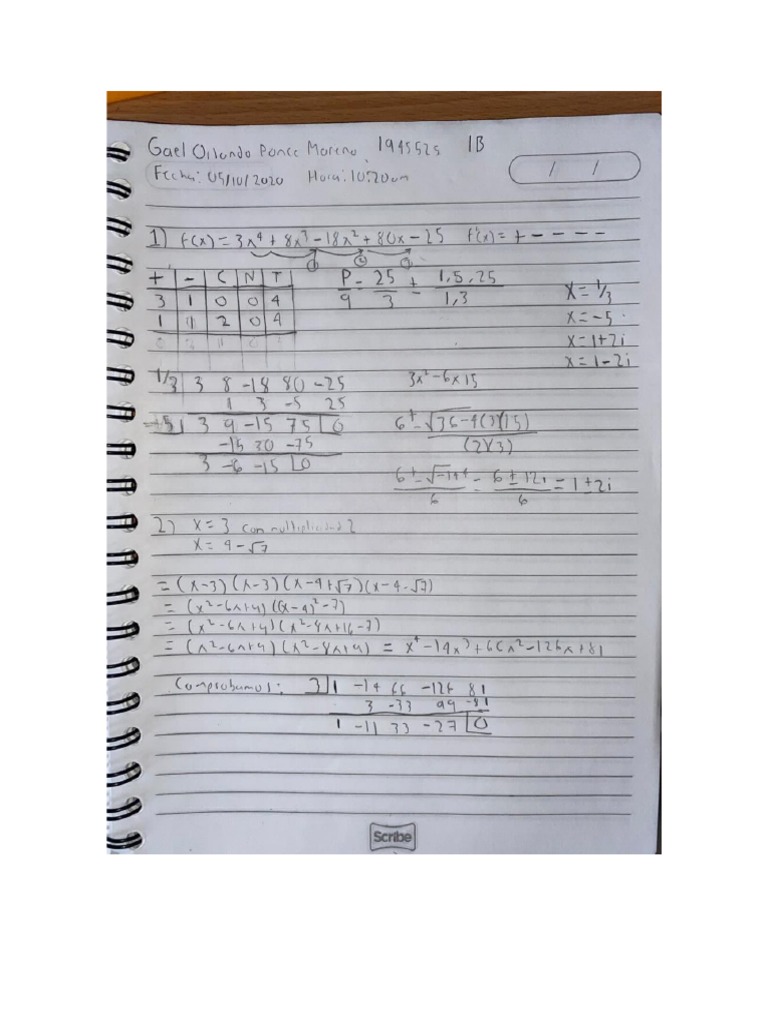 Af2 - Algebra | PDF