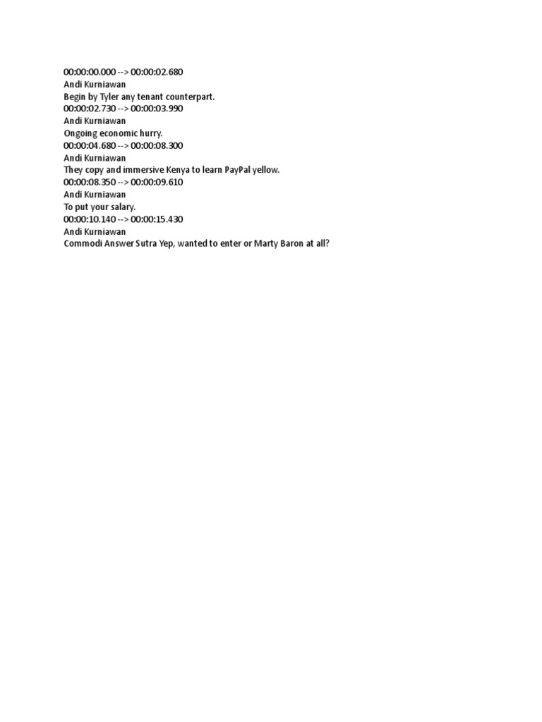 Transcript | PDF | Finance & Money Management