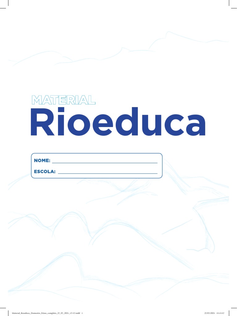 Material Rioeduca 2025 - 8º Ano | PDF | Contos | Américas