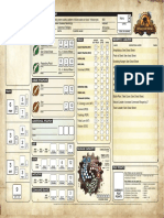 Celeste: Iron Kingdoms Roleplaying Game Character Sheet