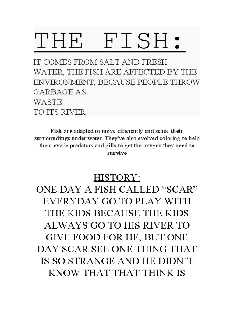 The Fish | PDF | Home & Garden