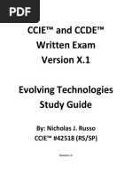 CCIE™ and CCDE™ Written Exam Evolving Technologies Study Guide