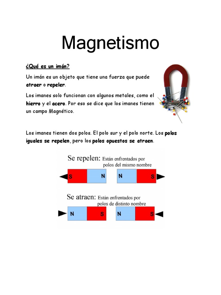 Magnetismo y Electricidad | PDF | Electricidad