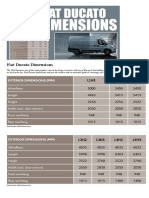 Fiat Ducato Dimensions Guide - SWB, LWB, Load Area Stats