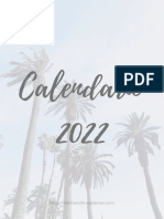 Calendario 2022 menos de 40