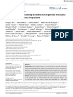 Whole Genome Sequencing Identifies Novel Genetic Mutations in Patients With Eczema Herpeticum. BZ