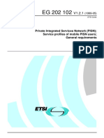 Private Integrated Services Network (PISN) Service Profiles of Mobile PISN Users General Requirements