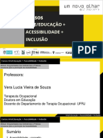 Singularidades Das DeficiÃ Ncias e PrÃ¡ticas Inclusivas para A Promoã Ã o Da Acessibilidade