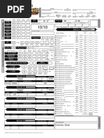 Character Sheet: STR DEX CON INT WIS CHA HP Speed