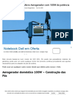 Como Construir Um Micro Aerogerador Com 100W de Potência