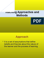 Teaching Approaches and Methods