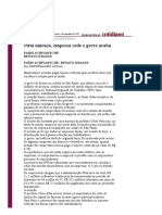 Folha de S.Paulo - Pitta ameaça, empresa cede e greve acaba - 3_12_1997