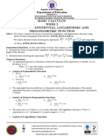 Basic Calculus Activity Sheets Week 2