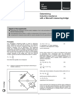 Electricity: Determining Inductive Reactance With A Maxwell Measuring Bridge