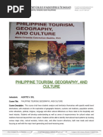 Philippine Tourism, Geography, and Culture