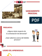 S06 - Diapositivas - Saneamiento Procesal