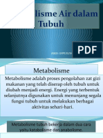 Metabolisme Air Dalam Tubuh