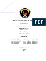 PKM-K Kelompok 4 - Universitas Kadiri - PKMK + Cover