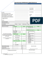 Formulir Permintaan Dan Hasil Pemeriksaan Laboratorium Hiv Mei 2019