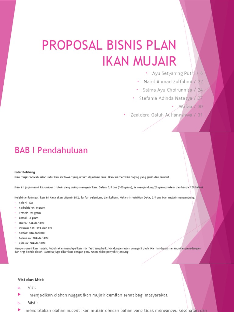 proposal bisnis plan ikan