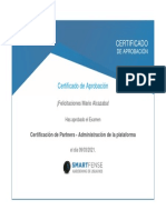 Certificado de Finalización - Certificación de Partners - Administración de La Plataforma