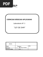 Lab 3 - Ley de Ohm