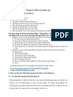 Nhóm 6 điều tra khảo sát