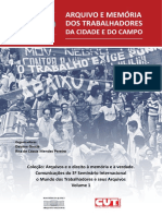 Arquivo e Memoria Dos Trabalhadores Da Cidade e Do Campo - Vol 1