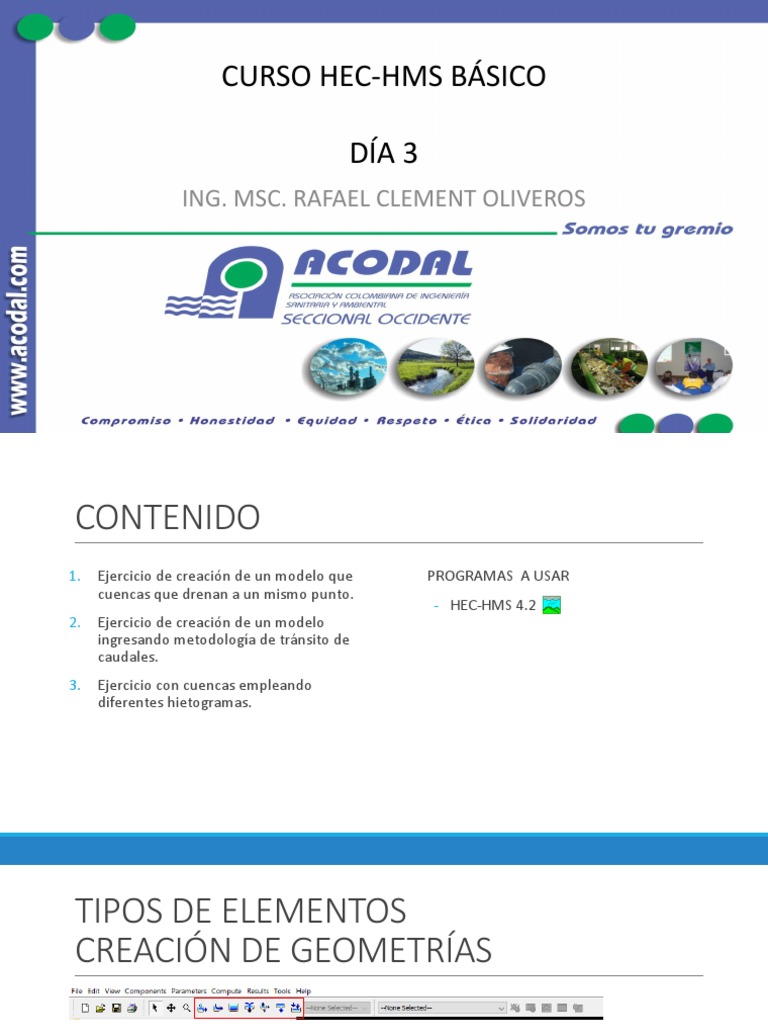 Ejercicios Prácticos HEC-HMS Básico | PDF | Descarga (hidrología)