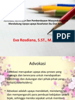 Advokasi, Kemitraan Untuk Mendukung Kesehatan Ibu Dan Anak